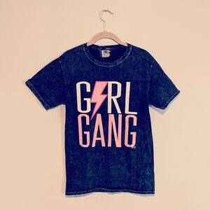 COLORTONE Girl Gang Graphic T-Shirt Women's Size Small